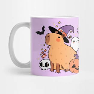 Cute halloween capybara Mug